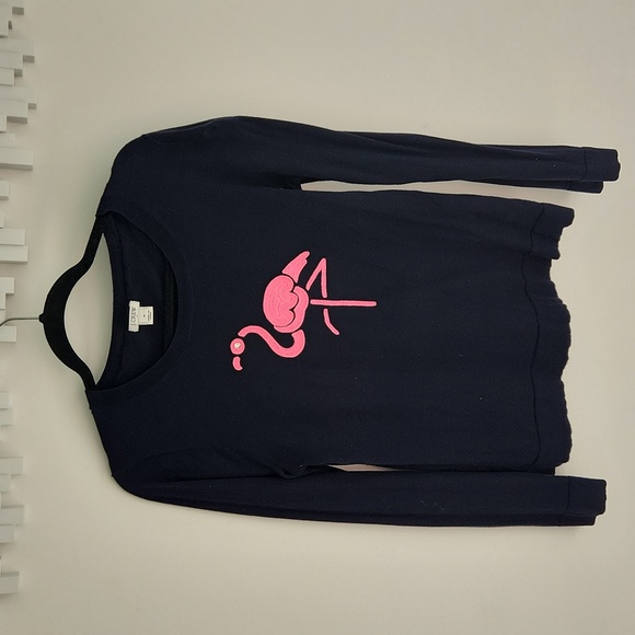 J.crew Flamingo summer sweater - Picture 1 of 3